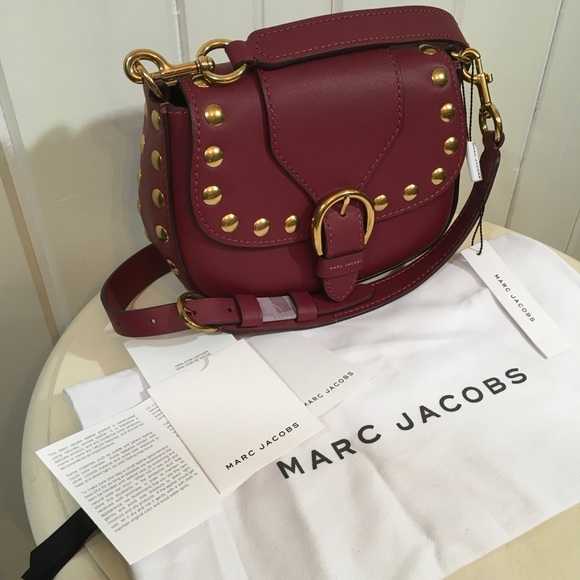 Marc Jacobs Handbags - MARK JACOBS STUDDED CABERNET